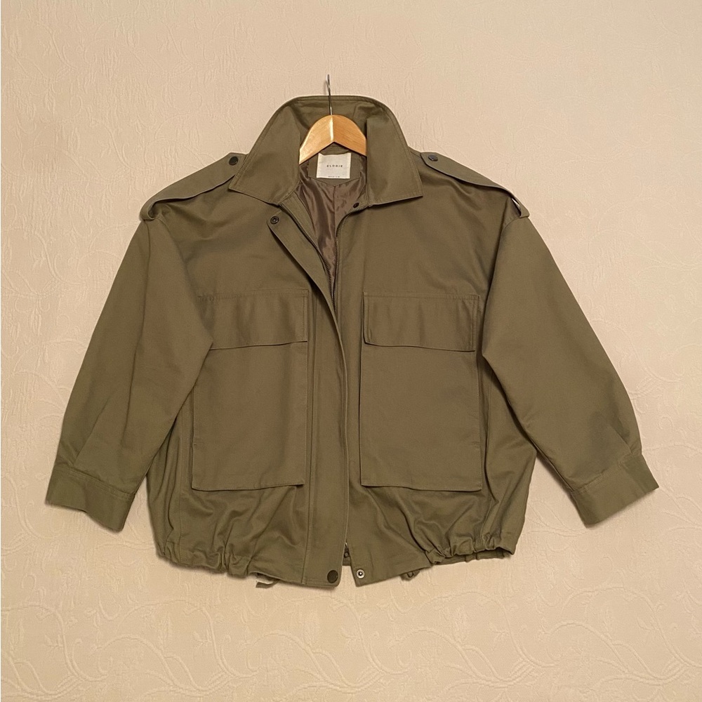 Elodie Military Style Olive Jacket